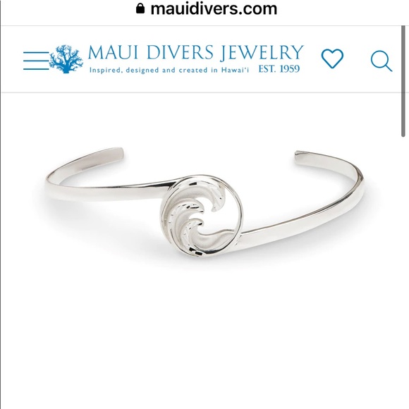 🌈Maui Divers Nalu Wave bangle bracelet Hawaii - Picture 5 of 10